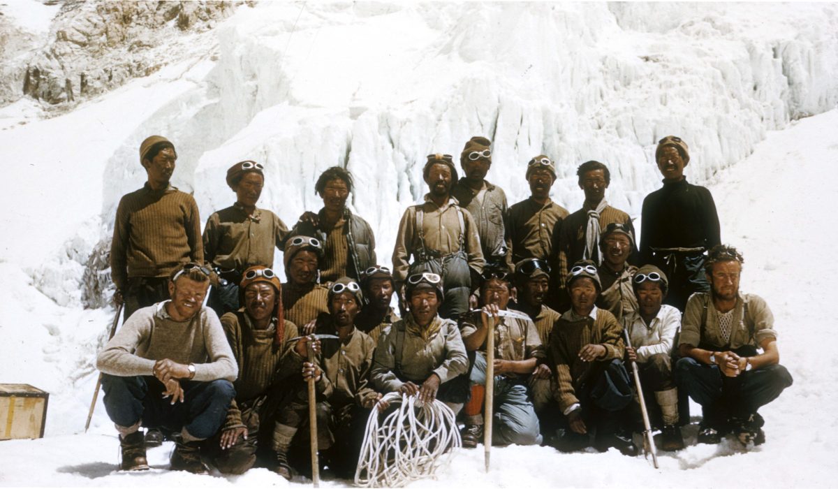 Nepali and Western Climbers on the 1953 Everest expedition