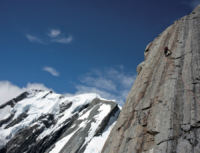 1011 Jamie Vinton Boot On The First Ascent Of The West Rib Of Mt Walter Westland National Park  Kester Brown