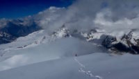 2016 Gangstang Guy Heading Towards The Descent Couloir Photo Malcolm Bass